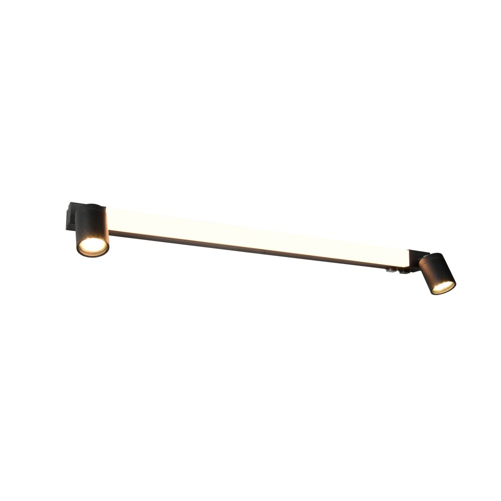 Trio Enrico Wandleuchte LED Schwarz, 3-flammig main product photo
