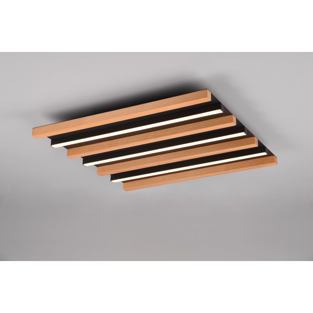 Trio Fontana Deckenleuchte LED Schwarz, 1-flammig main product photo