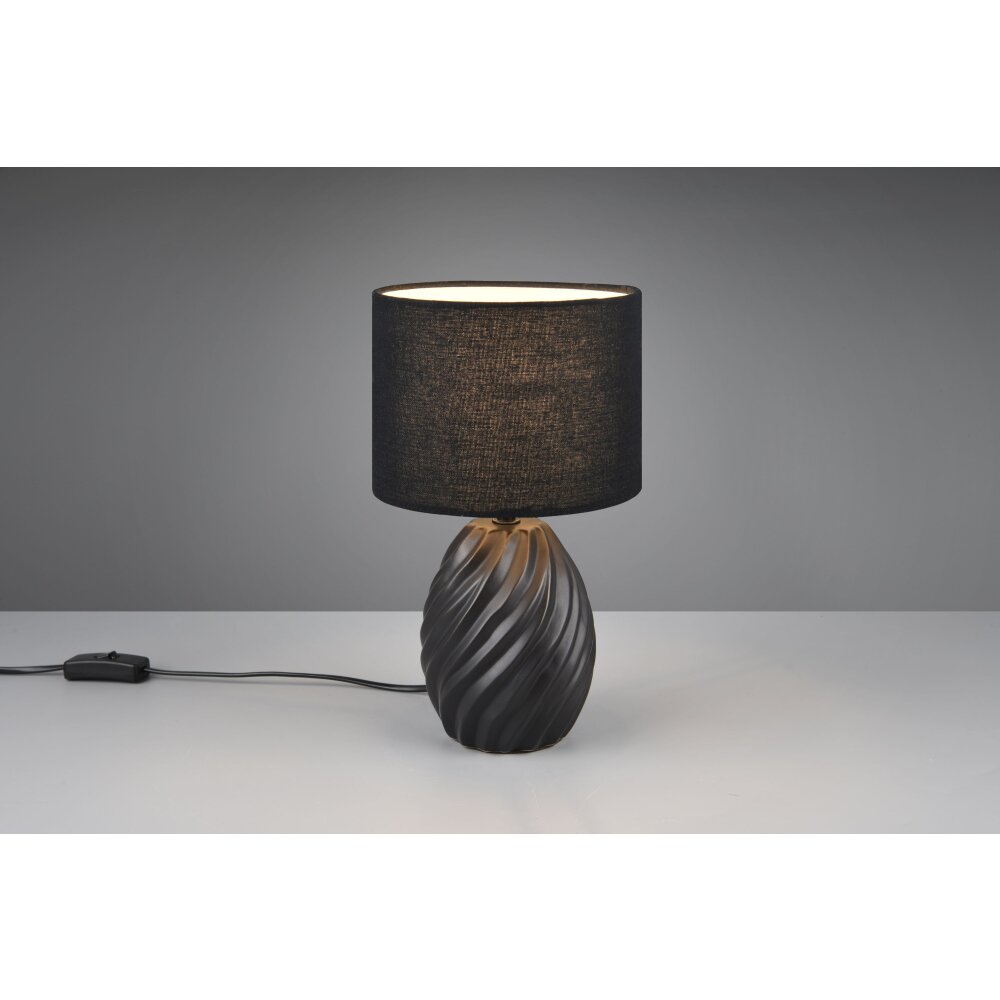 Reality Melva Tischleuchte Schwarz, 1-flammig main product photo