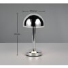 Reality Mendorez Tischleuchte LED Chrom, 1-flammig