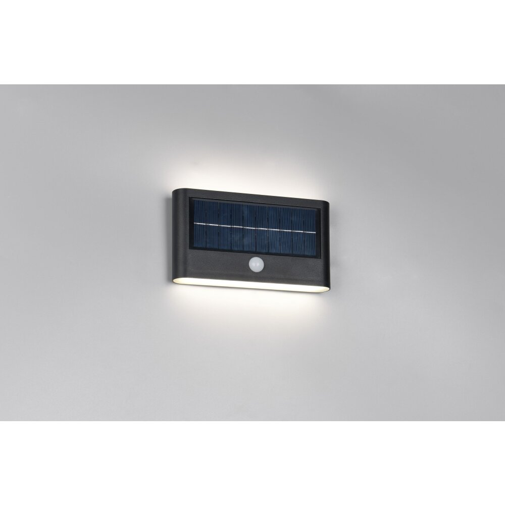 Reality Ramos Wandleuchte LED Schwarz, 1-flammig, Bewegungsmelder main product photo