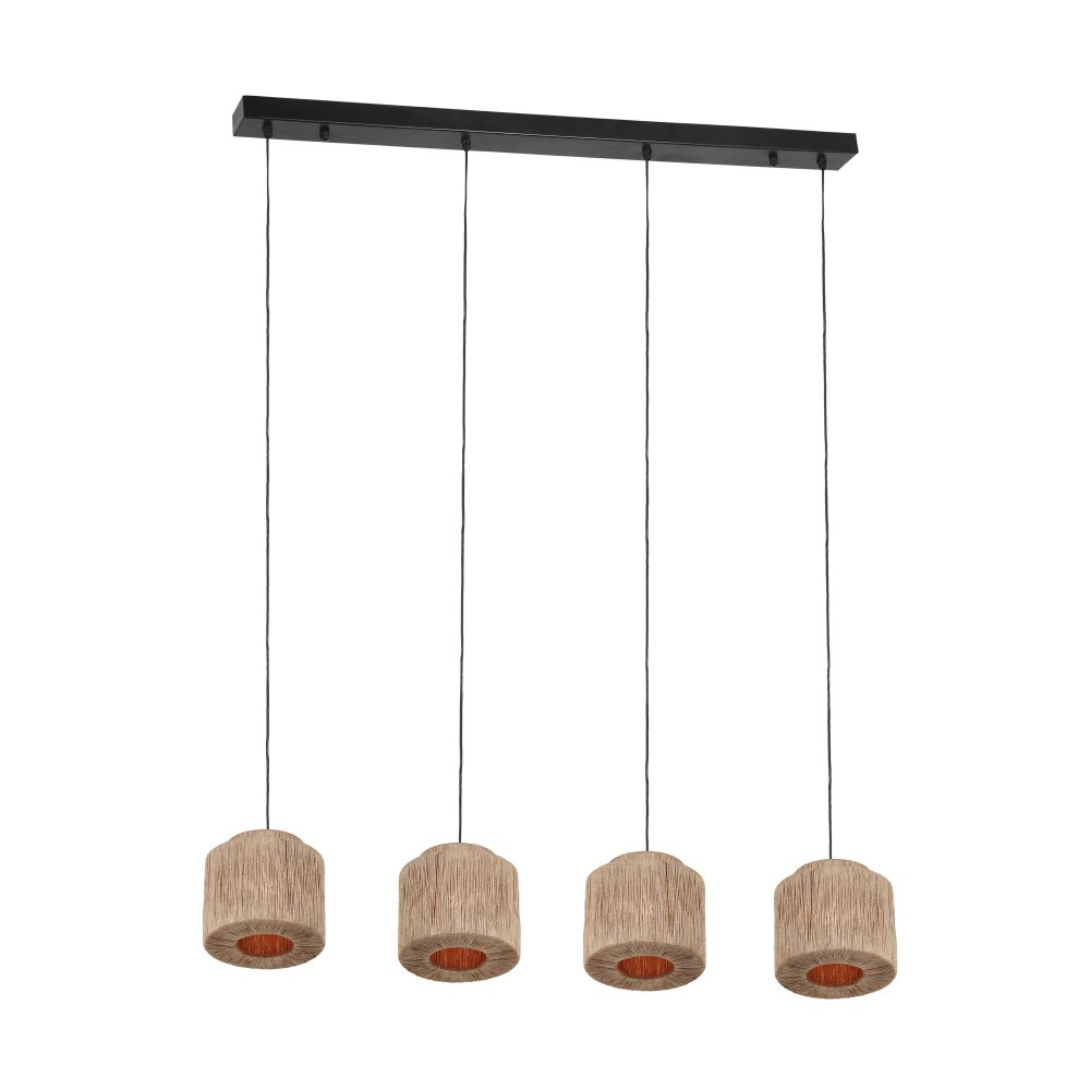 Trio SMILLA Pendelleuchte Schwarz, 4-flammig main product photo