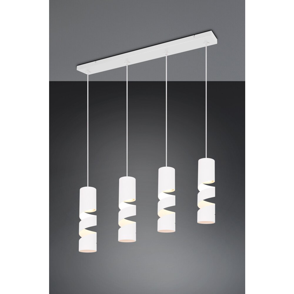 Trio Stream Pendelleuchte Weiß, 4-flammig main product photo