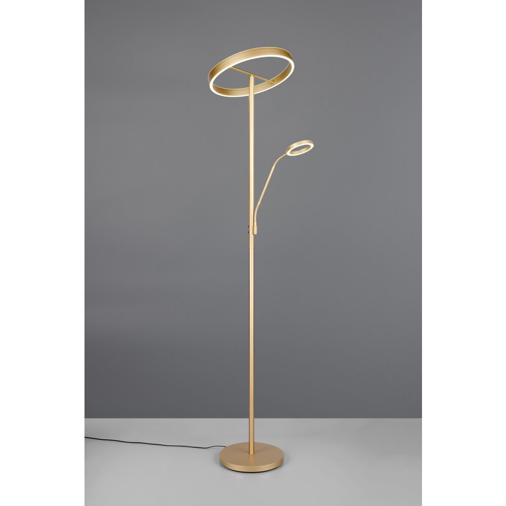 Trio Willis Stehlampe LED Gold, 2-flammig main product photo