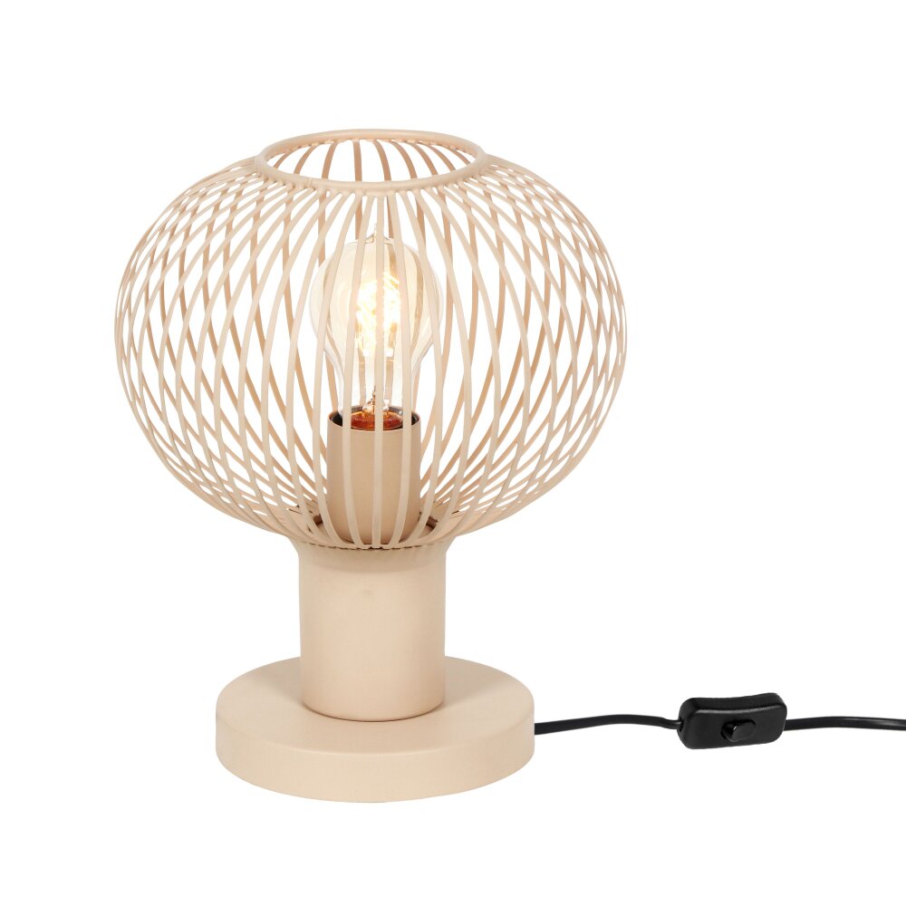 Trio Gila Tischleuchte Beige, 1-flammig main product photo