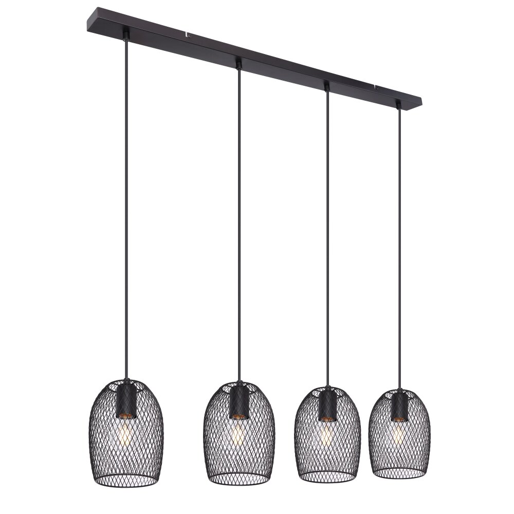Globo DOPS Hängeleuchte Schwarz, 4-flammig main product photo