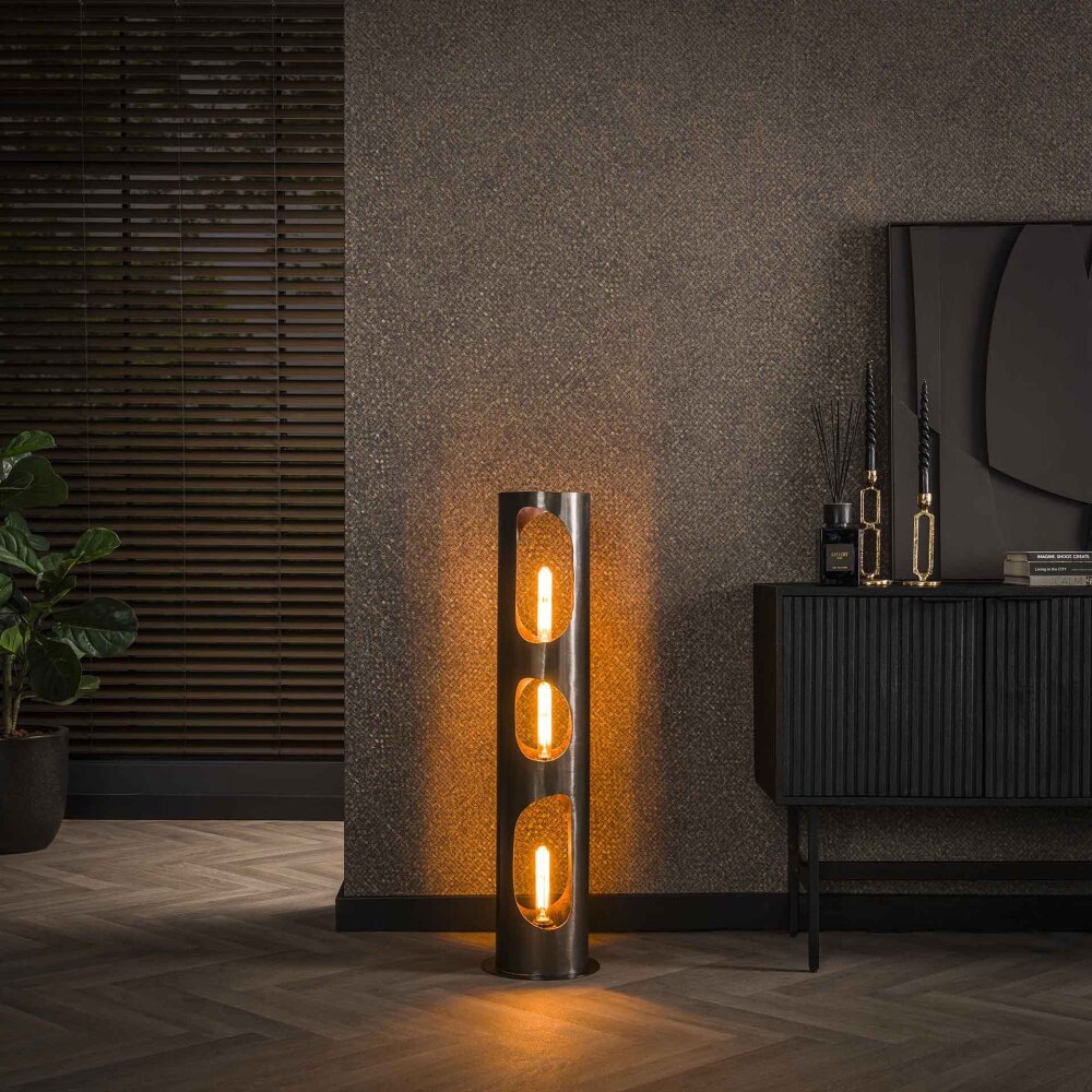 Pocinho Stehleuchte Schwarz, 3-flammig main product photo