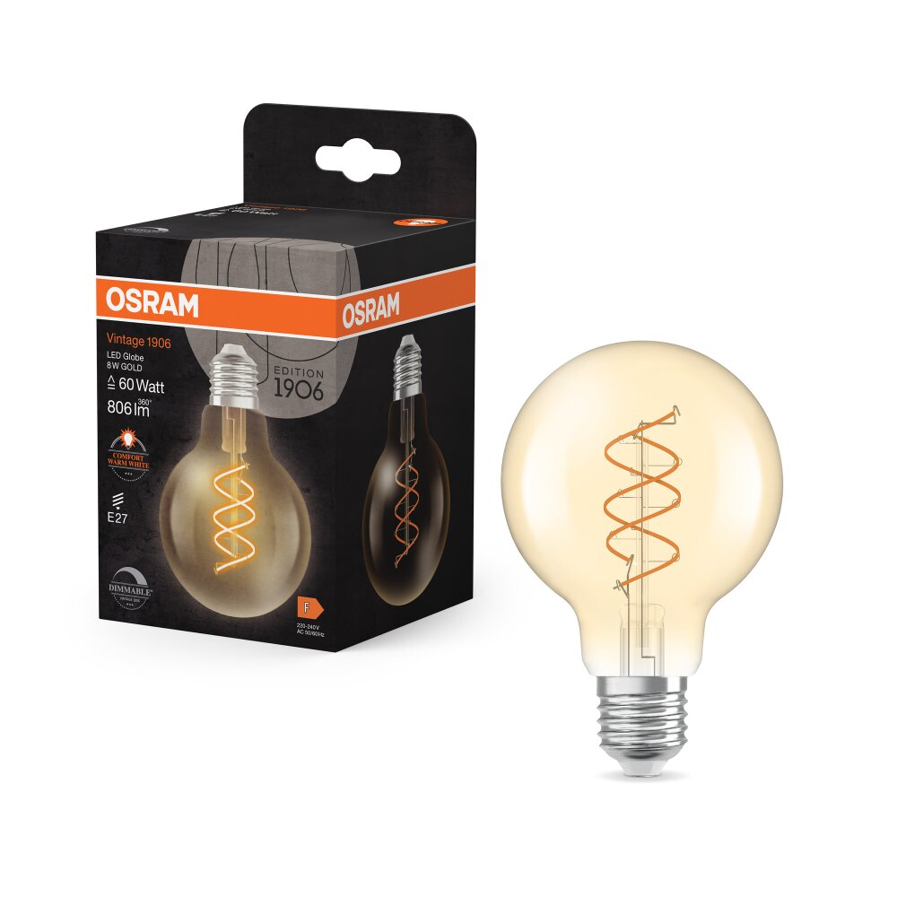 Osram LED E27 8 Watt 2200 Kelvin 806 Lumen main product photo