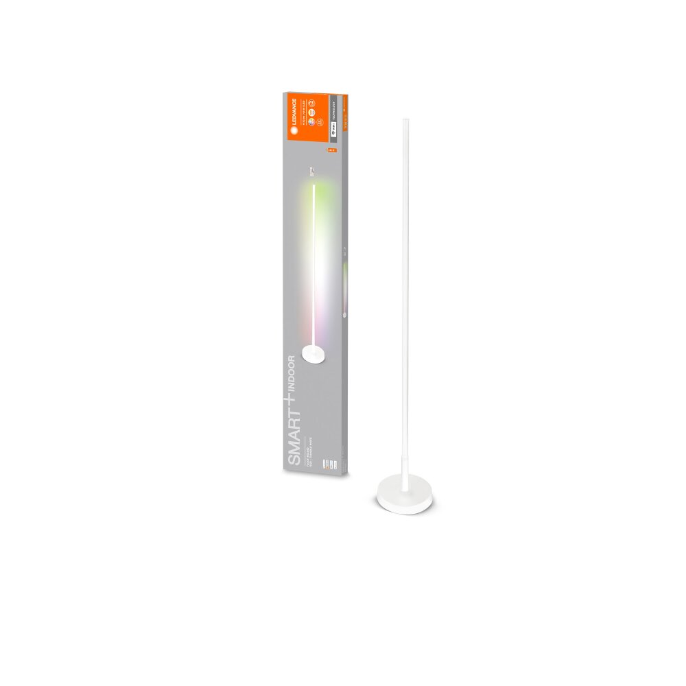 LEDVANCE SMART WIFI FLOOR Stehleuchte Weiß, 1-flammig, Fernbedienung main product photo