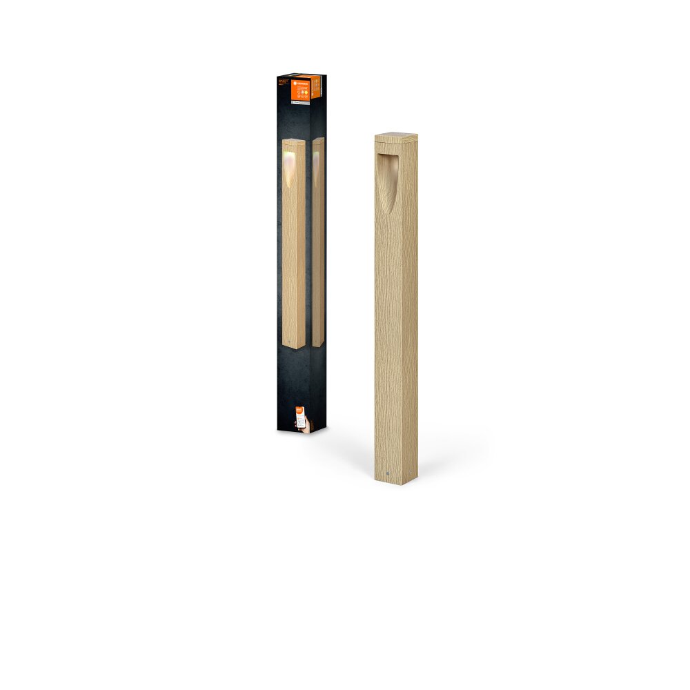 LEDVANCE SMART OUTD WIF Außenleuchte Holzoptik, 1-flammig, Farbwechsler main product photo