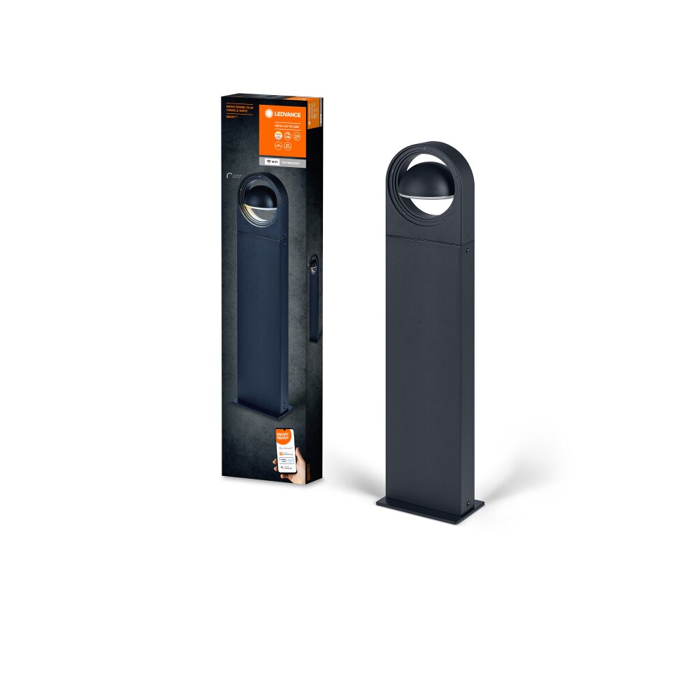 LEDVANCE SMART OUTD WIF Außenleuchte Schwarz, 1-flammig main product photo