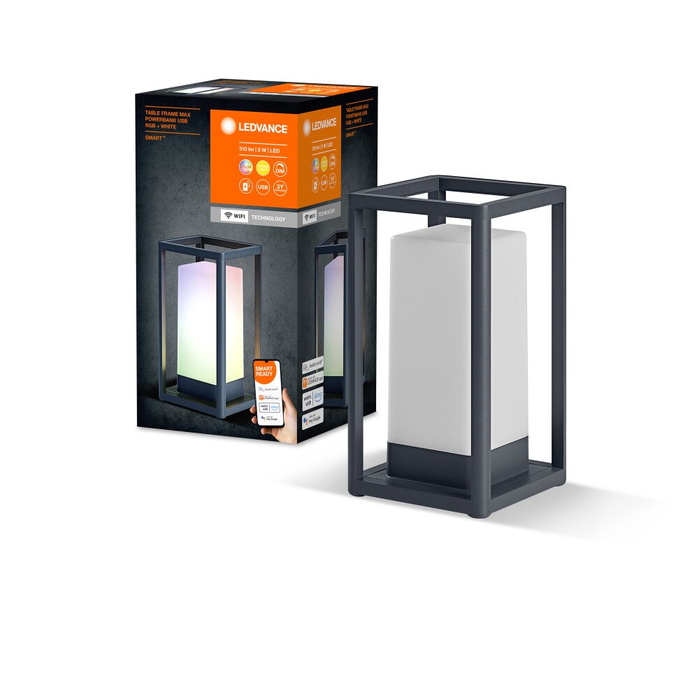 LEDVANCE SMART OUTD WIF Außenleuchte Schwarz, 1-flammig, Farbwechsler main product photo