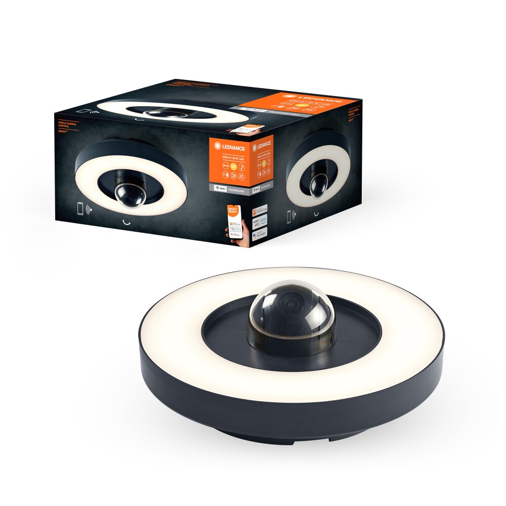 LEDVANCE SMART OUTD WIF Außenwandleuchte Grau, 1-flammig main product photo
