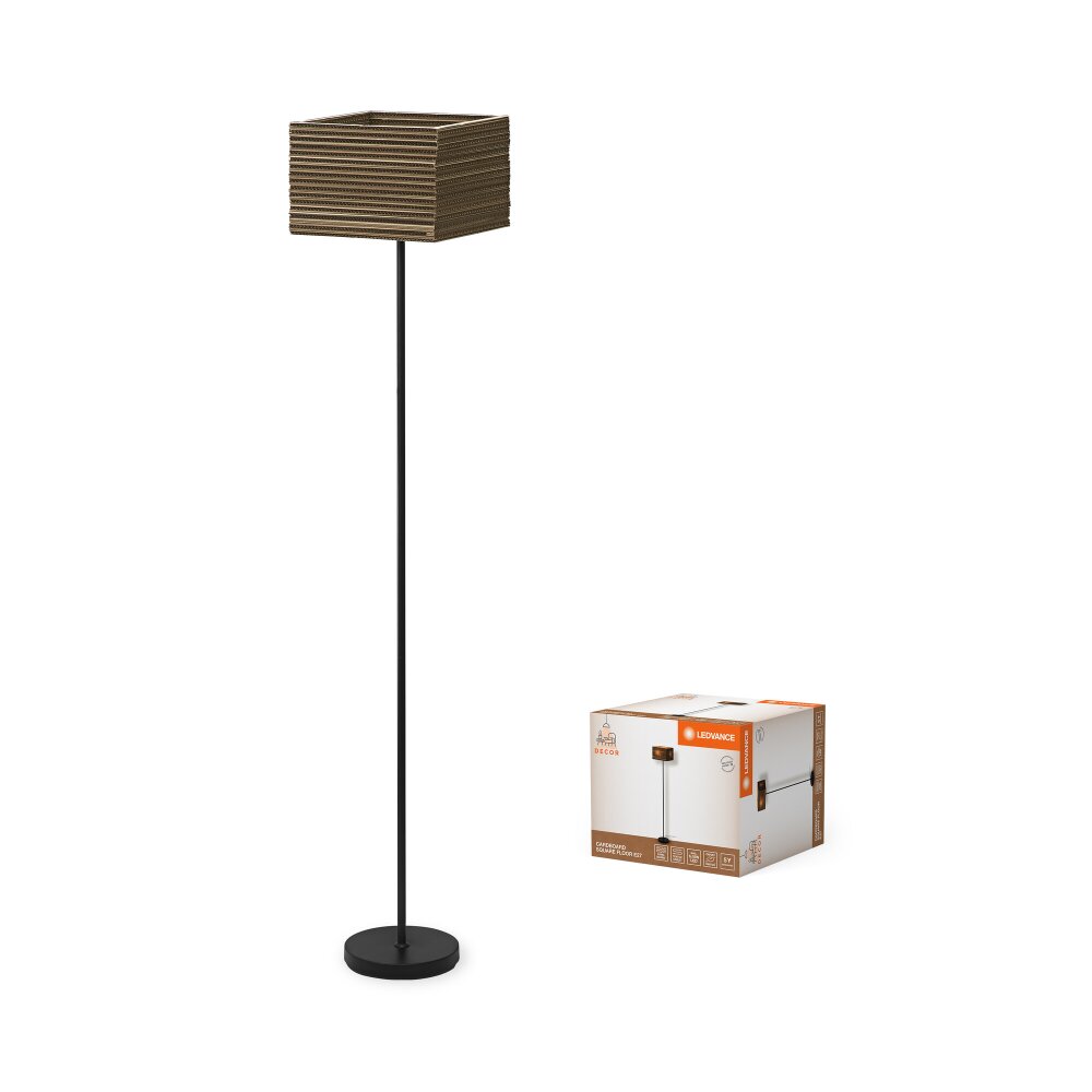 LEDVANCE DECOR Wand- und Deckenleuchte Braun, 1-flammig main product photo
