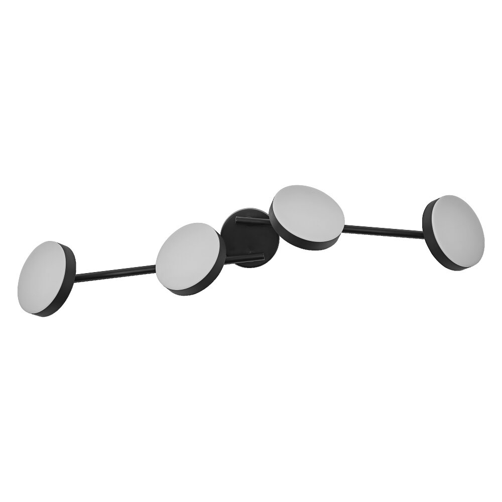 LEDVANCE DECOR Wand- und Deckenleuchte Schwarz, 4-flammig main product photo