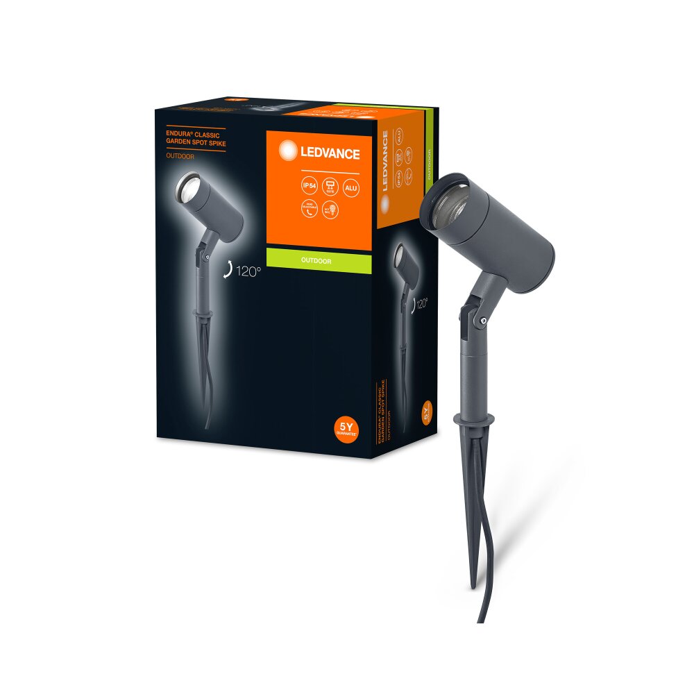 LEDVANCE ENDURA Außenleuchte Grau, 1-flammig main product photo