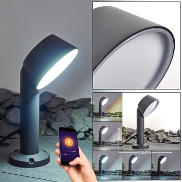 Moroni Wegeleuchte LED Anthrazit, 1-flammig