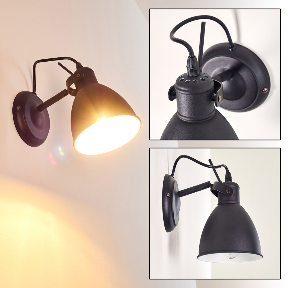 Timola Wandleuchte Schwarz, 27-flammig main product photo
