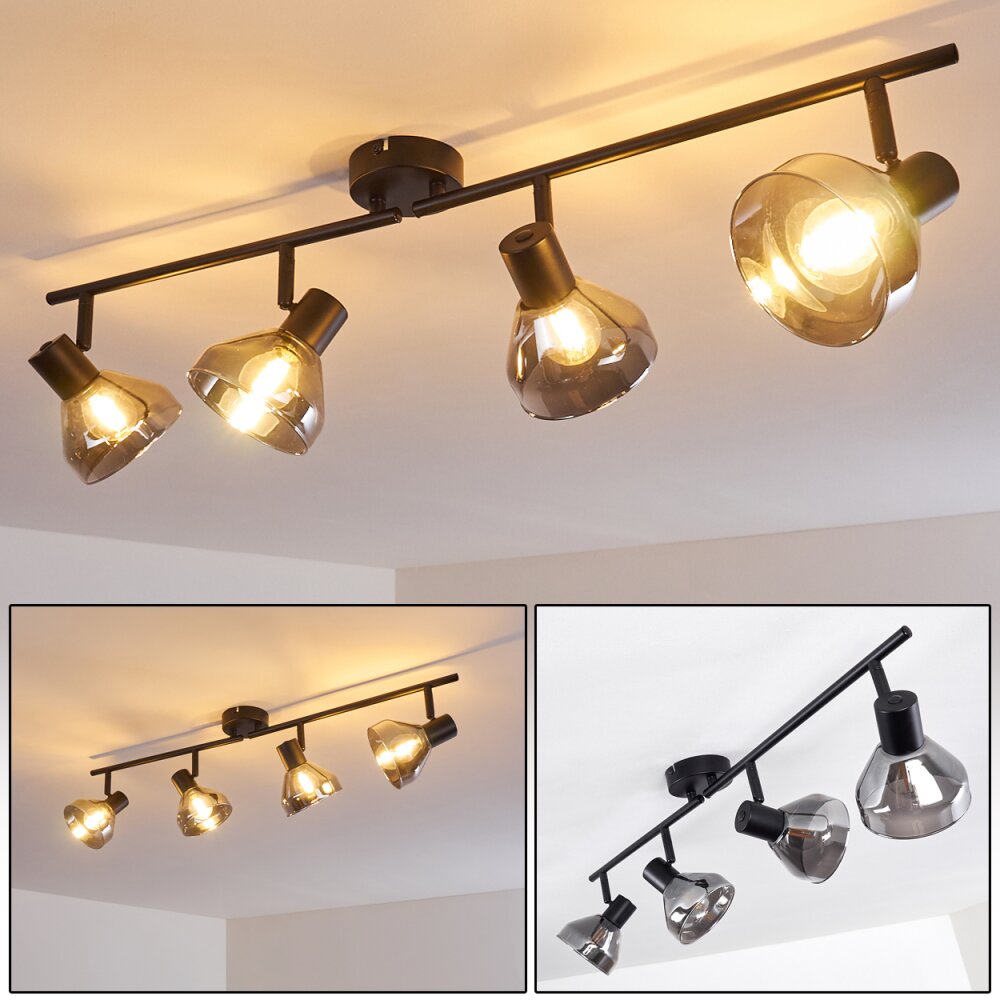Tyksov Deckenleuchte Schwarz, 4-flammig main product photo
