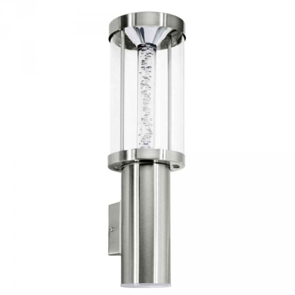 Eglo TRONO STICK Wandaussenleuchte Edelstahl, 1-flammig main product photo