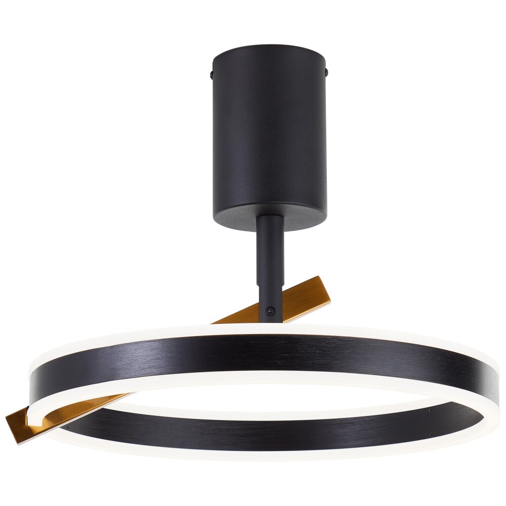 Brilliant Merida Deckenleuchte LED Schwarz, 1-flammig, Fernbedienung main product photo