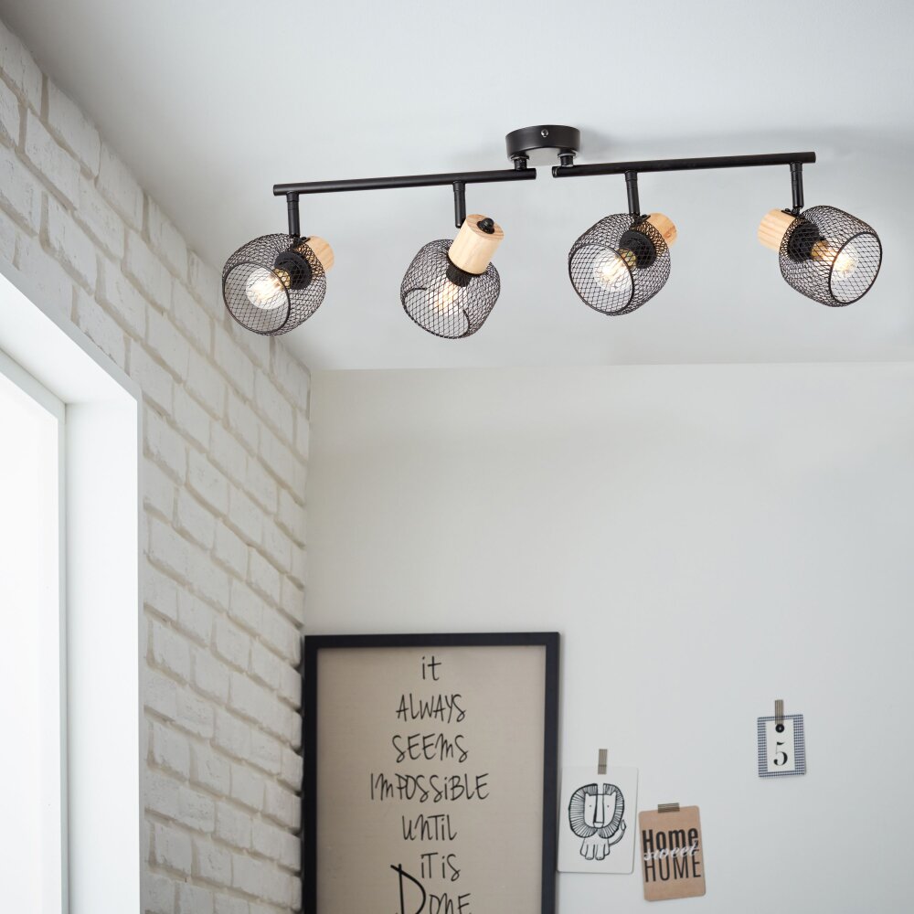 Brilliant Giada Deckenstrahler Schwarz, 4-flammig main product photo