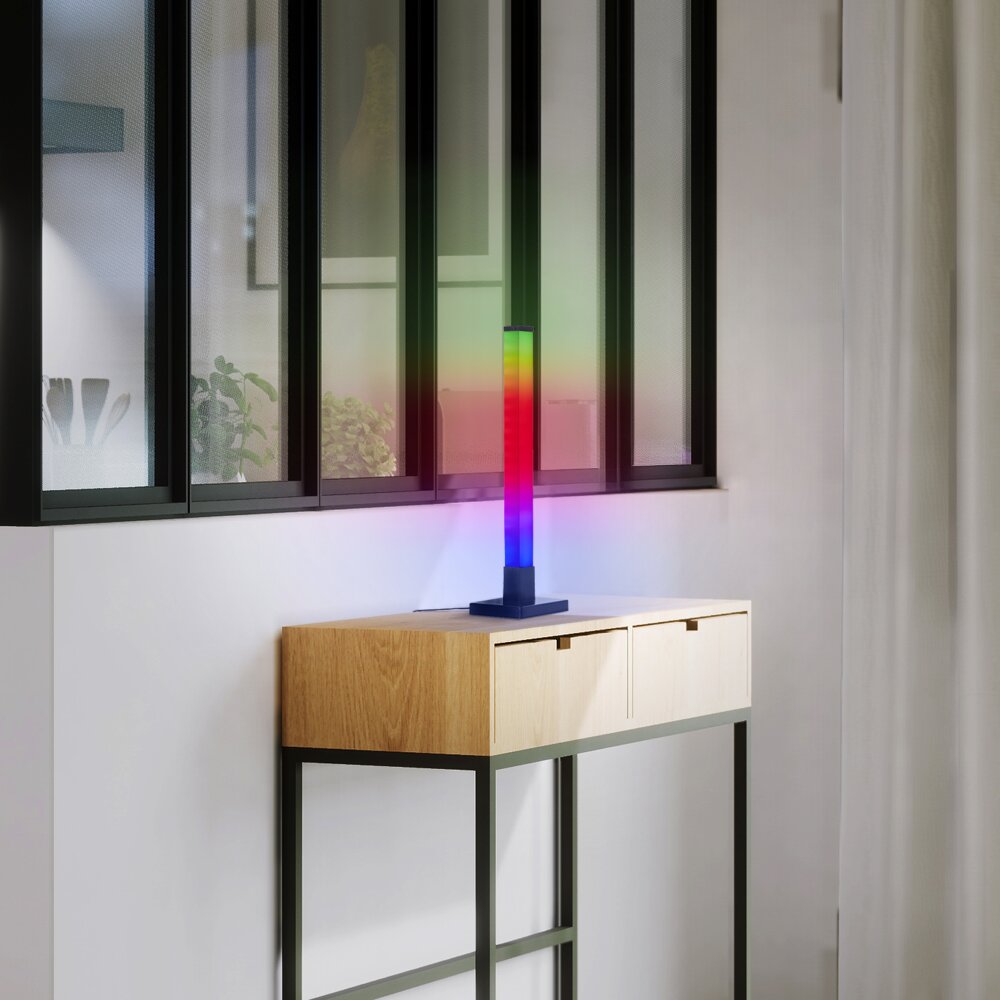 Brilliant Neele Tischleuchte LED Schwarz, 1-flammig, Fernbedienung main product photo