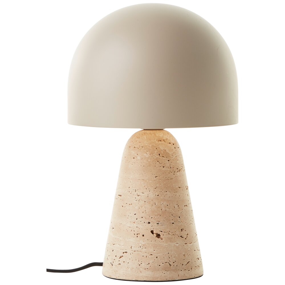 Pilzlampe Brilliant Nalam Tischleuchte Beige, 1-flammig main product photo