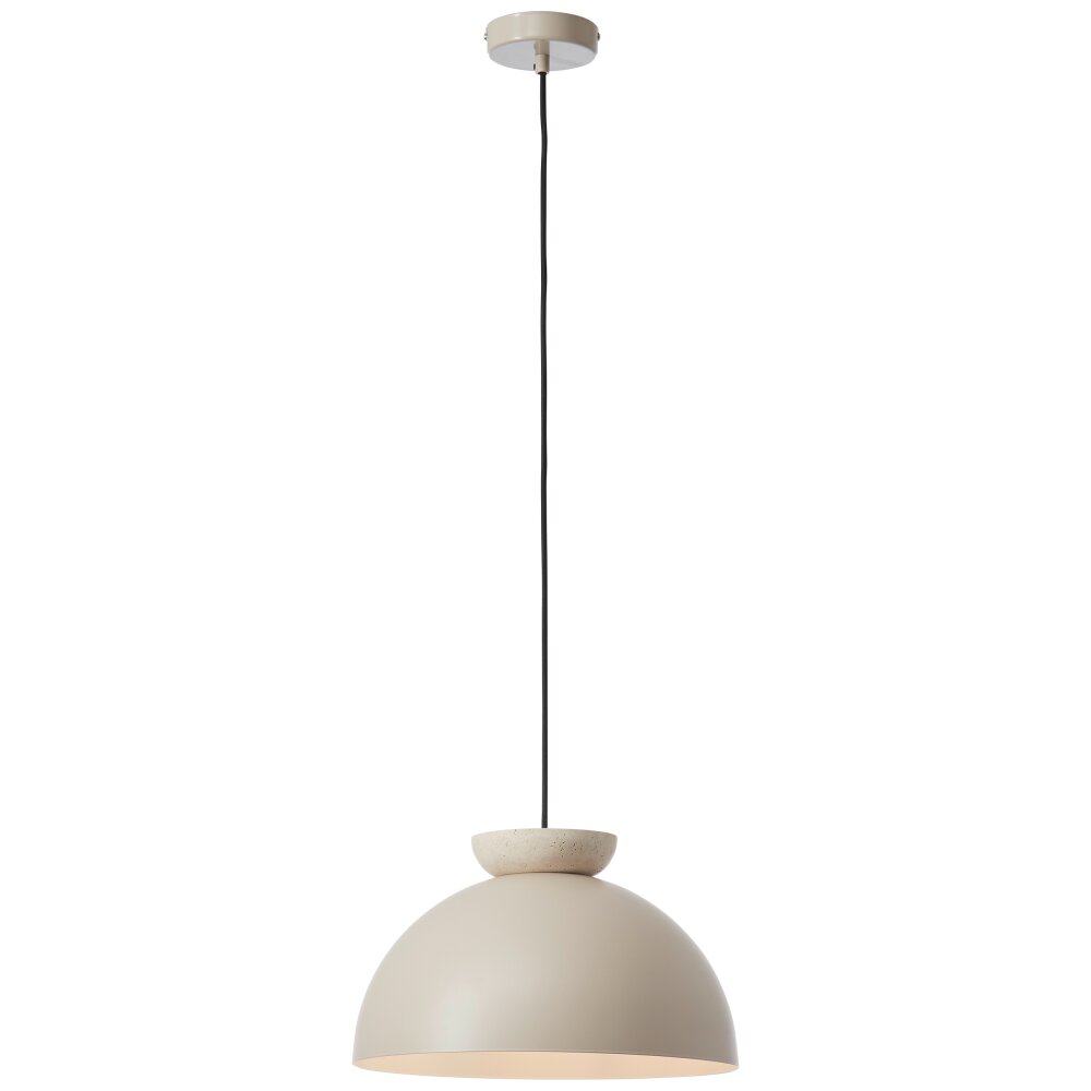 Brilliant Nalam Pendelleuchte Beige, 1-flammig main product photo