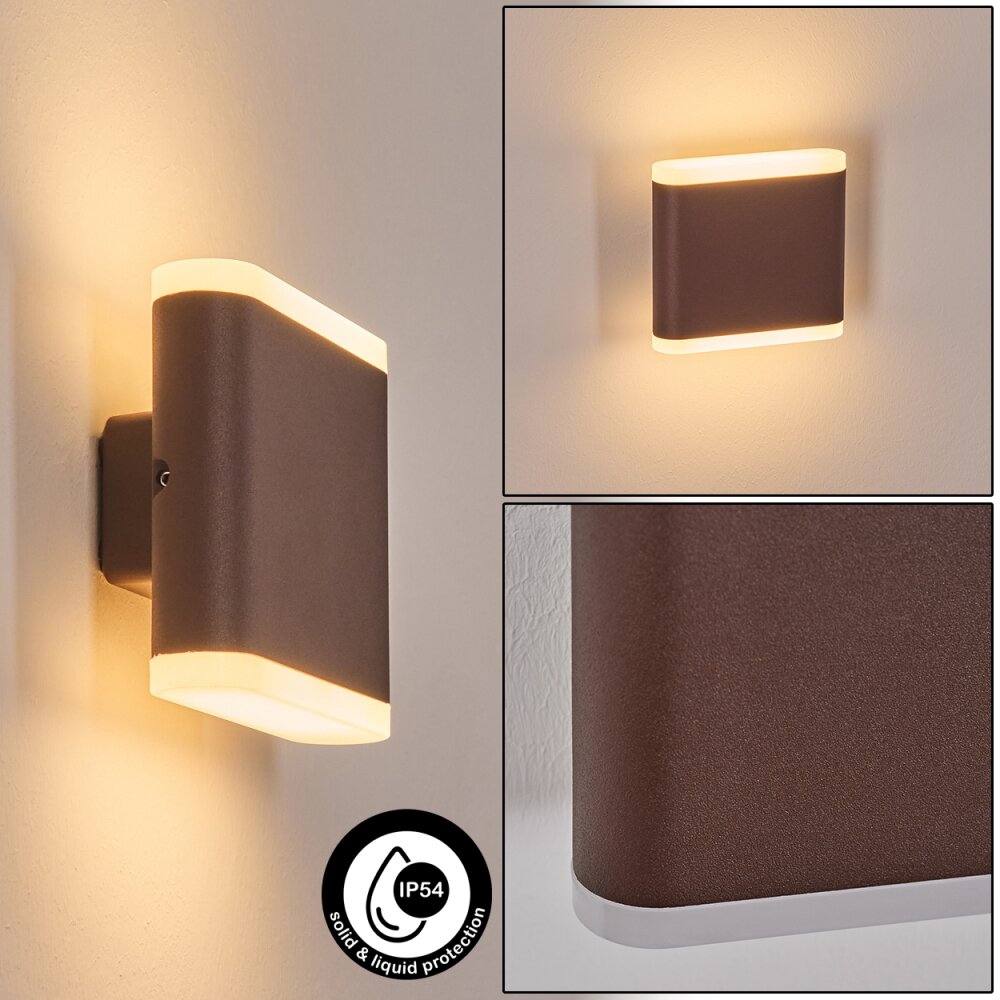 Gamas Außenwandleuchte LED Rostfarben, 1-flammig main product photo