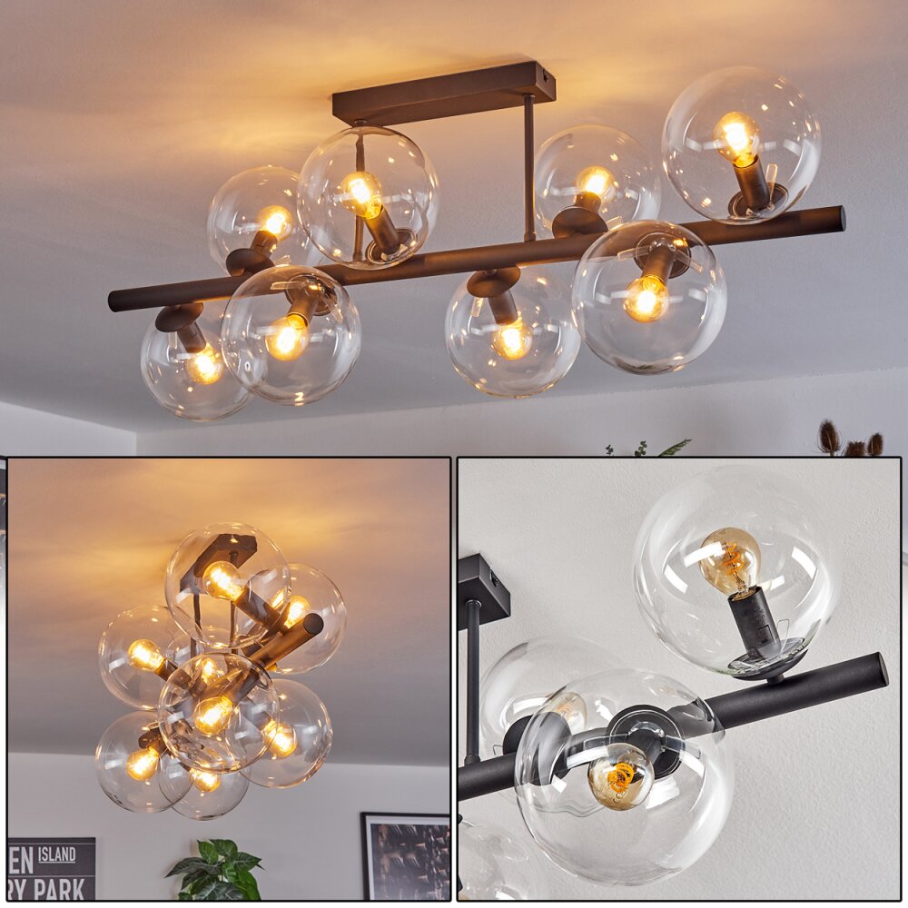 Gastor Deckenleuchte Glas 15 cm Klar, 8-flammig main product photo