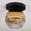 Ripoll Deckenleuchte Glas 20 cm Gold, Klar, 1-flammig