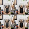 Koyoto Tischleuchte Glas 20 cm Klar, Rauchfarben, 1-flammig