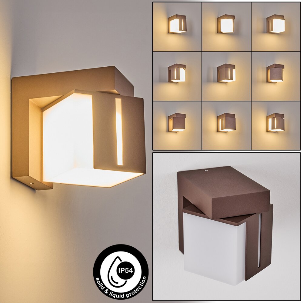 Swanek Außenwandleuchte LED Rostfarben, 1-flammig main product photo
