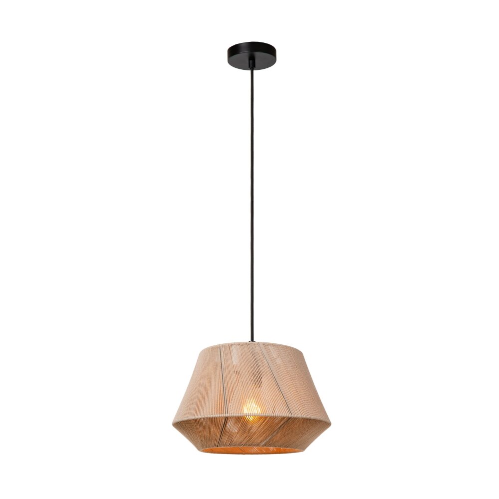 Lucide JESSICA Pendelleuchte Schwarz, 1-flammig main product photo
