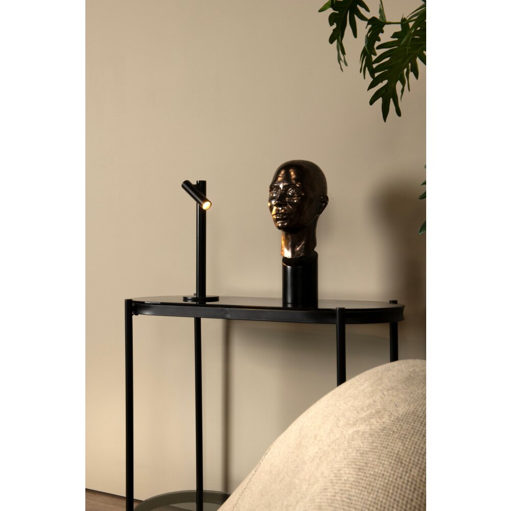 Lucide ANTRIM Tischleuchte LED Schwarz, 1-flammig main product photo