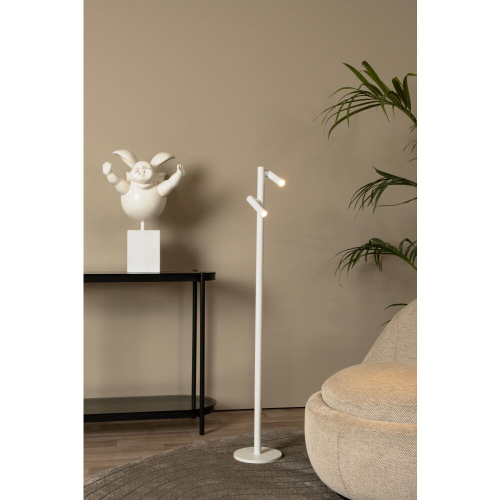Lucide ANTRIM Stehlampe LED Weiß, 2-flammig main product photo