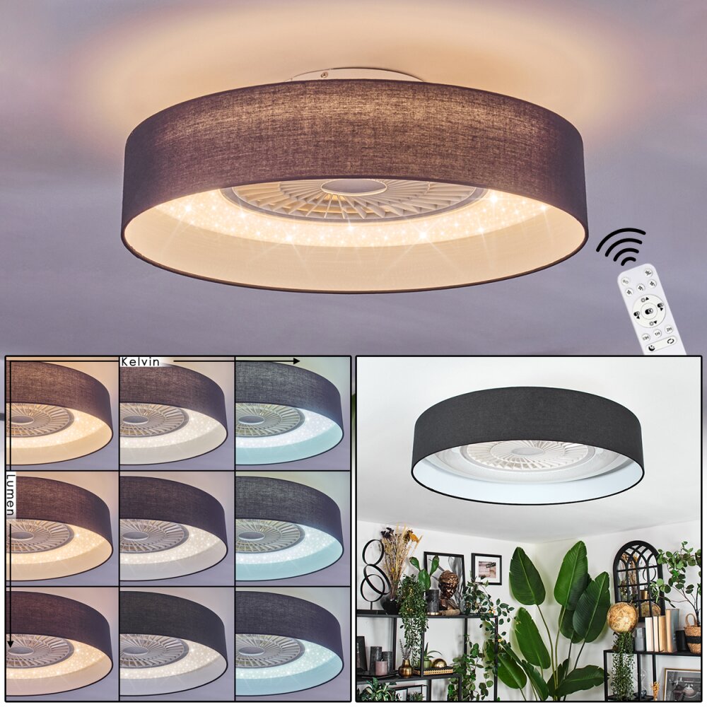 Benesal Deckenventilator LED Weiß, 1-flammig, Fernbedienung main product photo