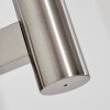 Beira Außenwandleuchte Nickel-Matt, 1-flammig
