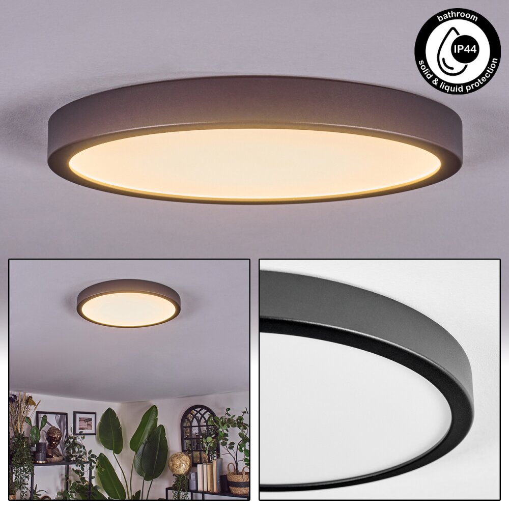 Finsrud Deckenleuchte LED Schwarz, 1-flammig main product photo