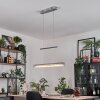 Ortan Pendelleuchte LED Silber, 4-flammig