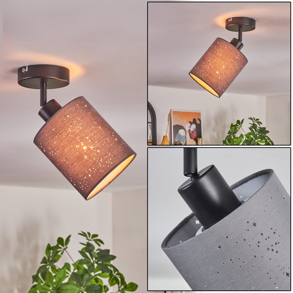 Lendemarke Deckenleuchte Schwarz, 1-flammig main product photo