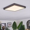 Finsrud Deckenpanel LED Schwarz, 1-flammig
