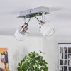 Maren Deckenleuchte LED Chrom, Nickel-Matt, 2-flammig
