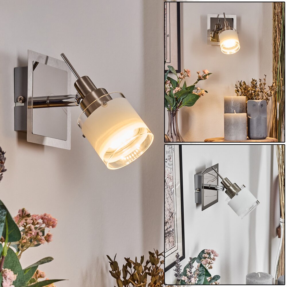 Maren Wandleuchte LED Chrom, Nickel-Matt, 1-flammig main product photo