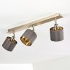 Tibro Deckenleuchte Gold, Grau, 3-flammig