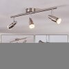 Crina Deckenleuchte Chrom, Nickel-Matt, 3-flammig