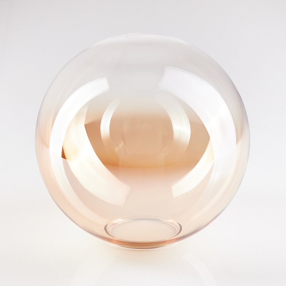 Glaslampenschirm Gastor Ersatzglas 15 cm Bernsteinfarben, Klar main product photo