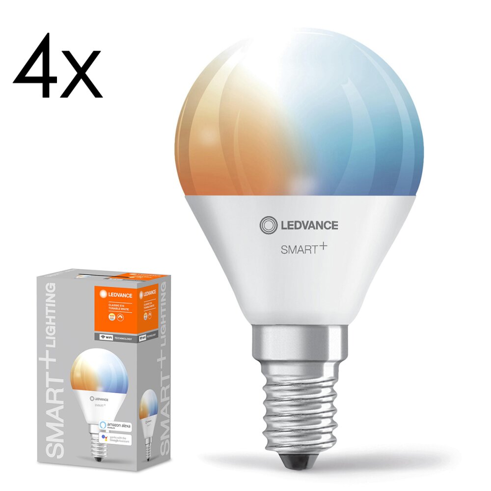 LED E14 4er Set 5 Watt 6500 Kelvin 470 Lumen main product photo