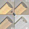 Flaut Tischleuchte LED Nickel-Matt, 1-flammig, Fernbedienung, Farbwechsler
